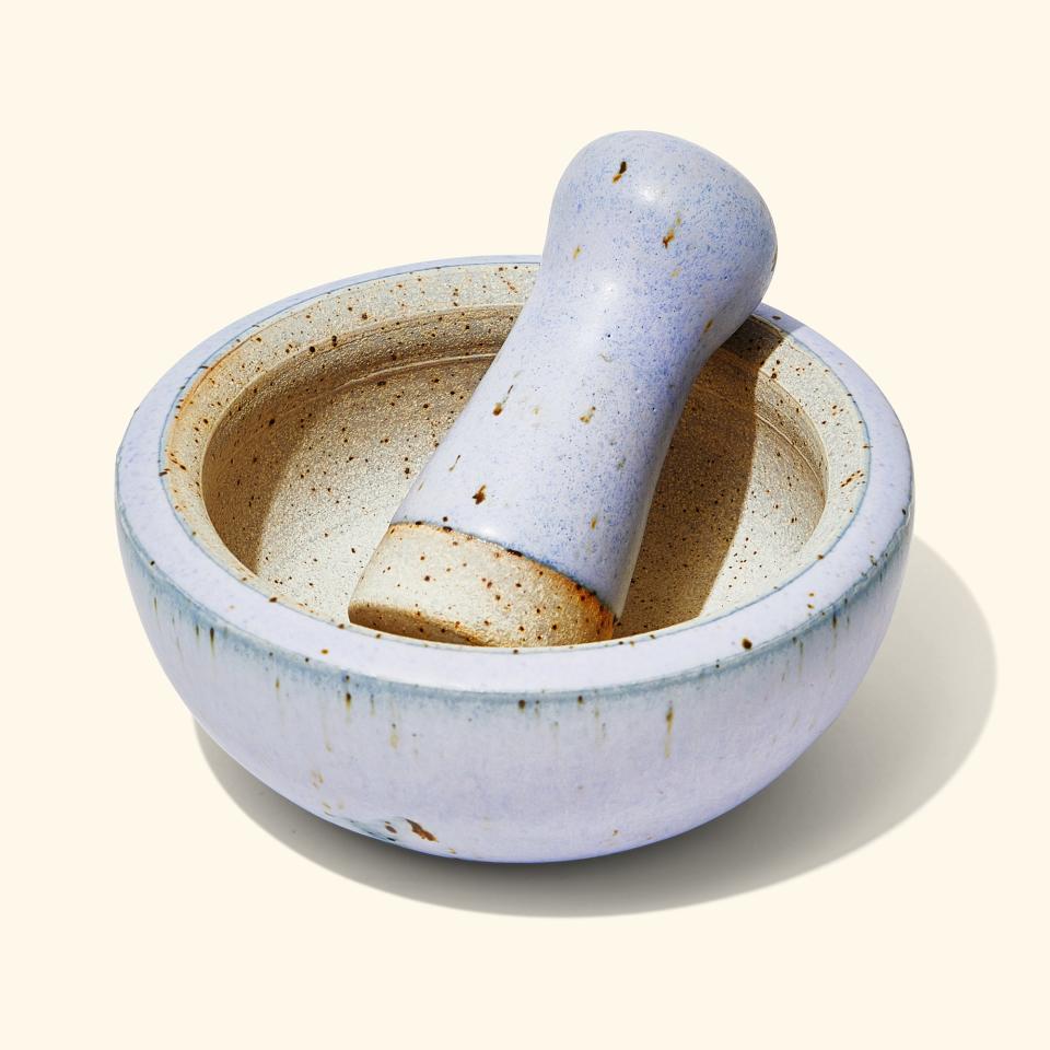 Mudslide Stoneware Mortar and Pestle