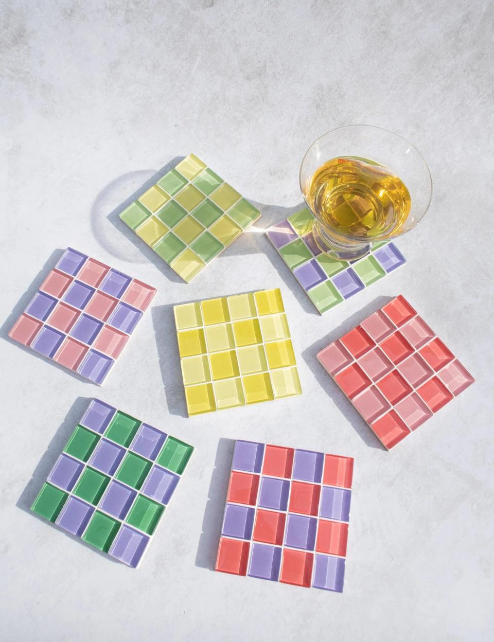 Sous-verre Tile Coaster, SubtleArtStudio, Etsy