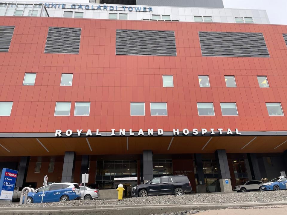 Entrance of Royal Inland Hospital in Kamloops.