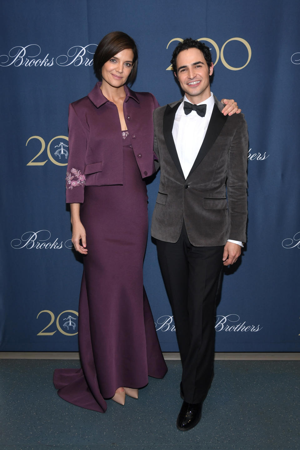 Katie Holmes and Zac Posen