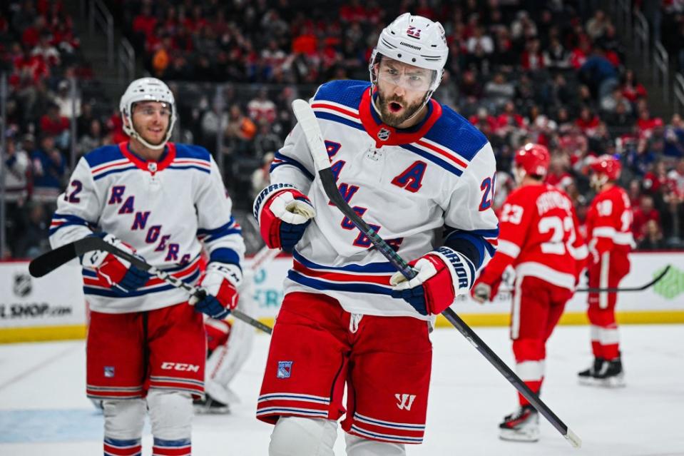 Fourth-line forward Barclay Goodrow makes things happen for the Rangers. USA TODAY Sports via Reuters Con