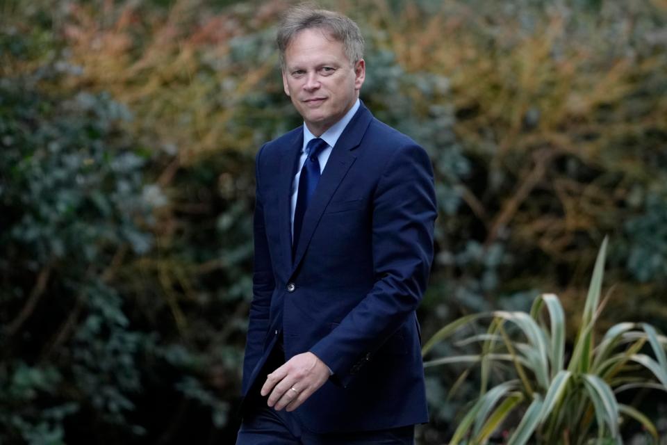 New Secretary of State for Energy Security and Net Zero Grant Shapps (AP)