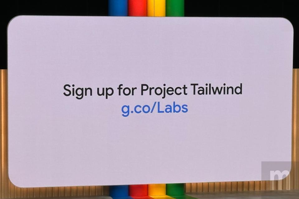 「Project Tailwind」是一款能以AI快速整理繁瑣、片段資訊的筆記服務