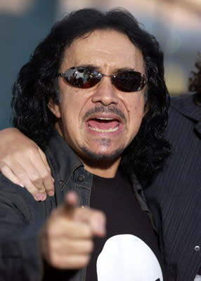 Gene Simmons at the L.A. premiere of Artisan's The Punisher