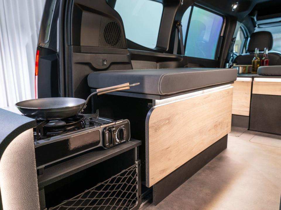 Mercedes-Benz's concept EQT Marco Polo electric camper van.