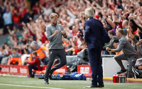 jurgen klopp celebrates - Credit: REUTERS