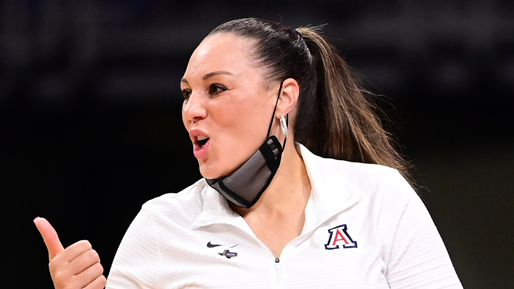 coach adia barnes arizona women's basketball