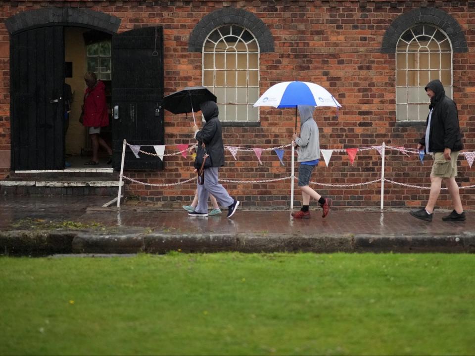 Showers hit the UK following the heatwave (Getty Images)