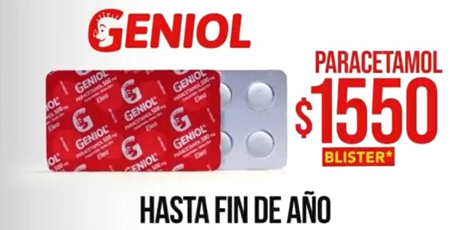 Geniol congeló los precios del blíster de paracetamol hasta el 2025