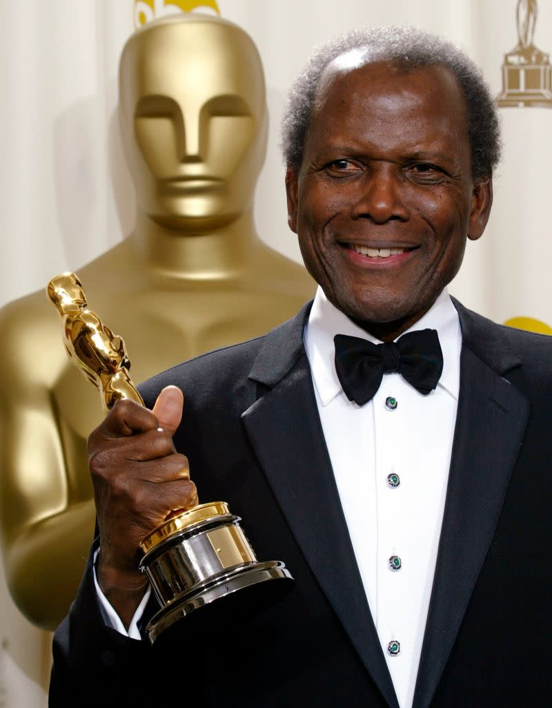 ▲美國男星薛尼鮑迪（Sidney Poitier）曾兩度獲得奧斯卡。（圖／AP）