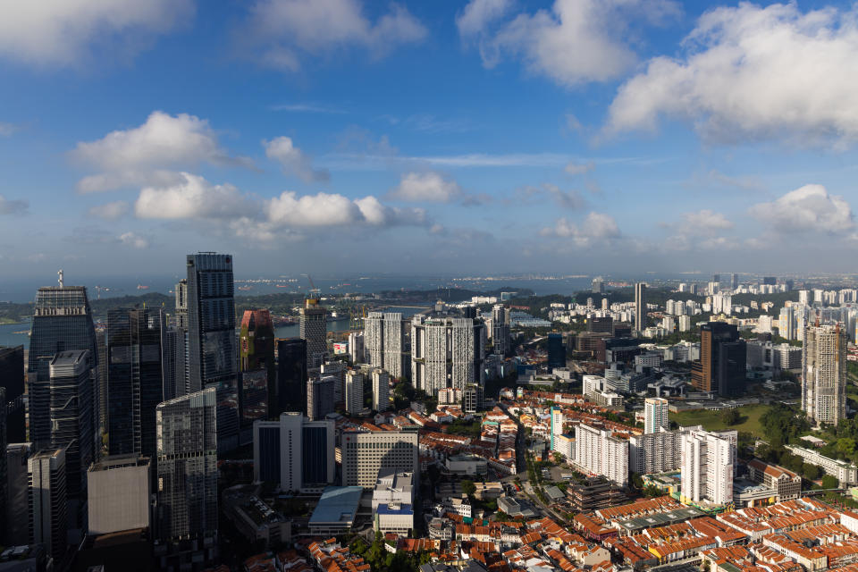 Buildings in Singapore. Photographer: SeongJoon Cho/Bloomberg