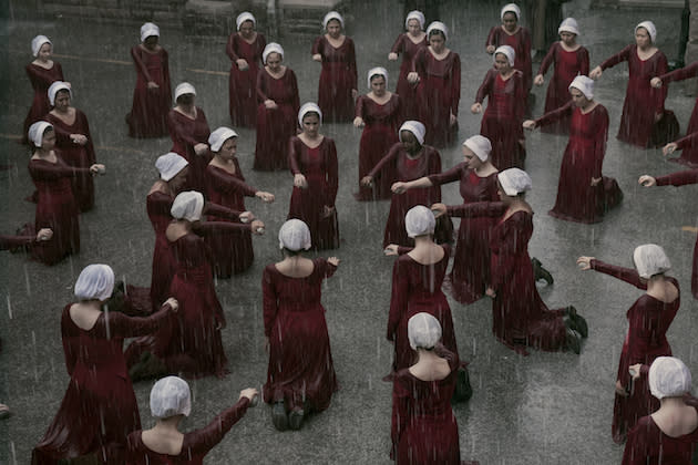 The Handmaids Tale Premiere Recap Season 2 Episode 1 Offred Escapes June