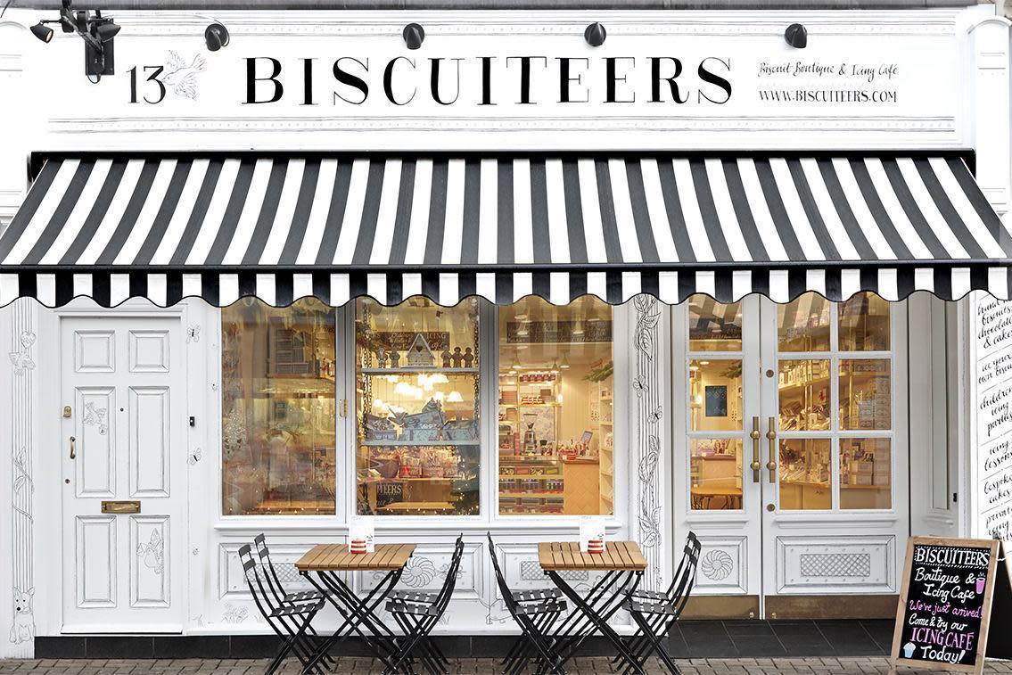 Store front collective: Notting Hill's Biscuiteers is one of the most 'grammable coffee shops in London: Biscuiteers