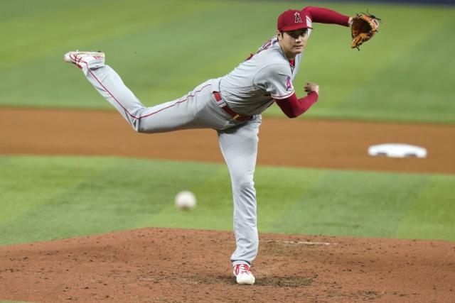 Ohtani pitches 7 innings, reaches base 5 times as Angels beat