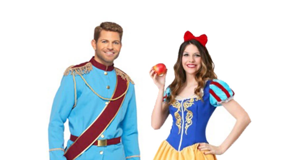 disney couples costumes prince florian and snow white