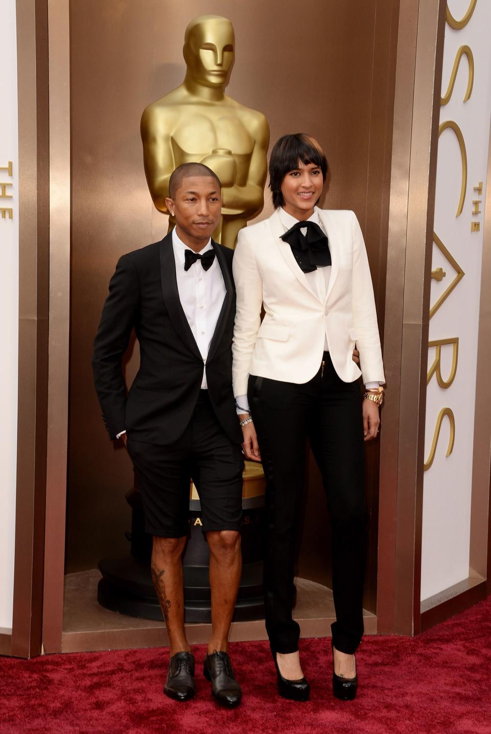 Pharrell Williams in Lanvin and Helen Lasichanh, 2014