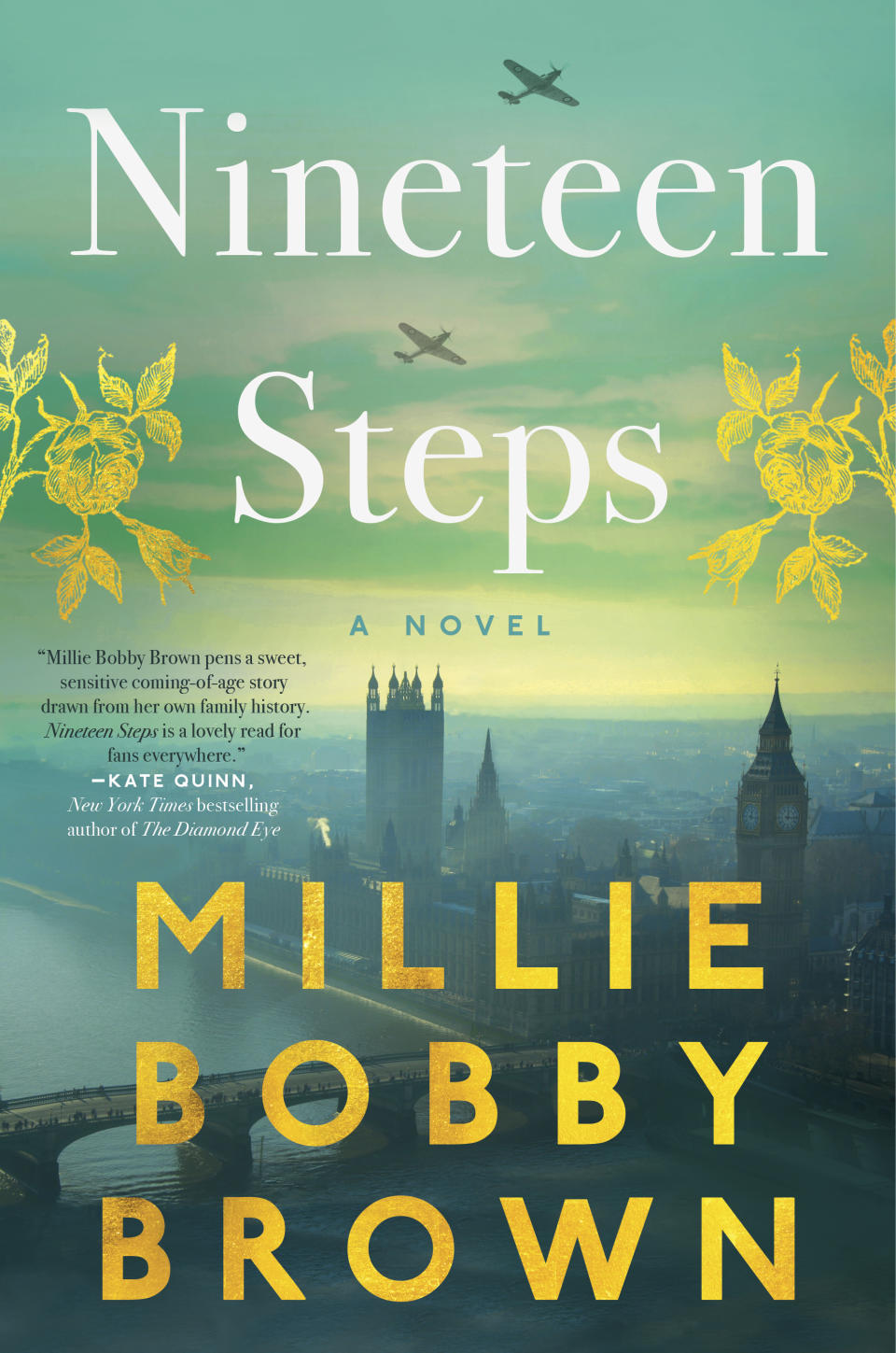 This cover image released by William Morrow shows "Nineteen Steps" by Millie Bobby Brown. (William Morrow via AP)