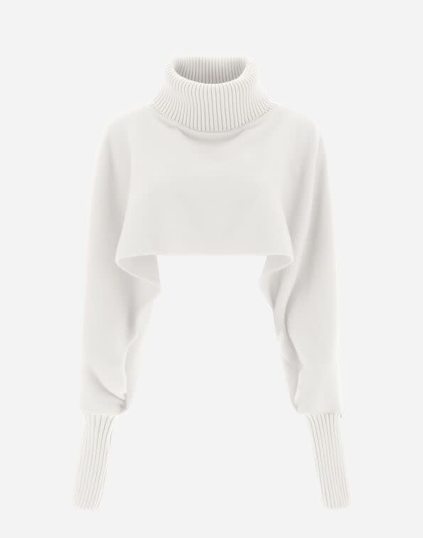 Heaven Ribbed Cloud Knit Sweater - Bourbon