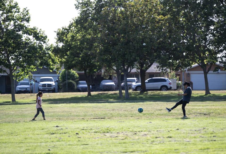 Robertson Road Park in Modesto, Calif., Wednesday, May 31, 2023. Andy Alfaro/aalfaro@modbee.com