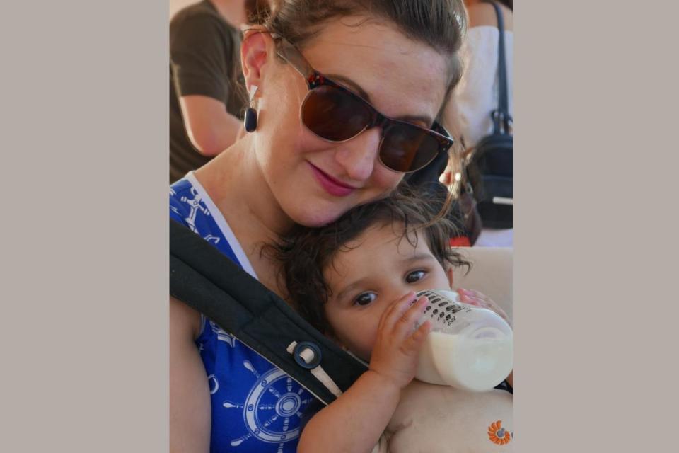 Ms Carvalho plans to take her 10-month-old son home for Christmas (Belinda Carvalho)