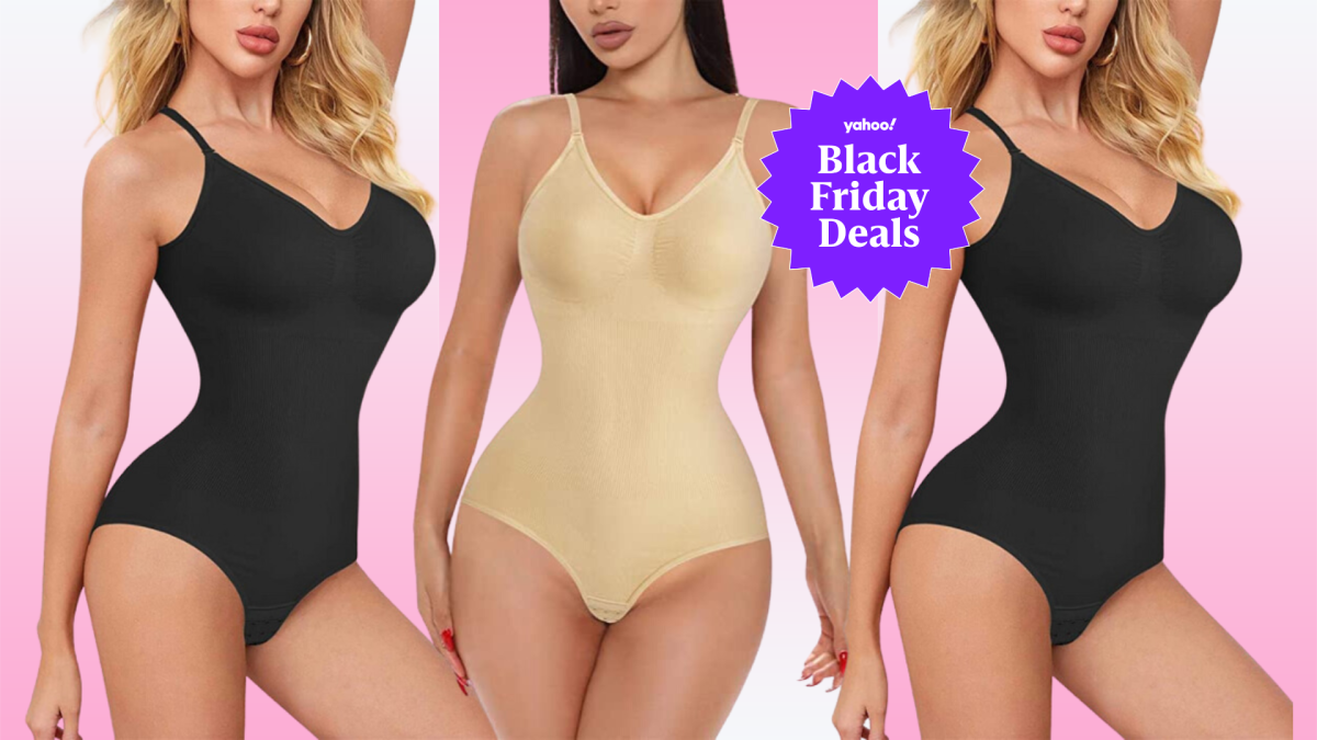 I'm 5'2 and 280 lbs with stomach rolls - I'm sold on the viral shapewear  bodysuit, my jeans didn't go up without it