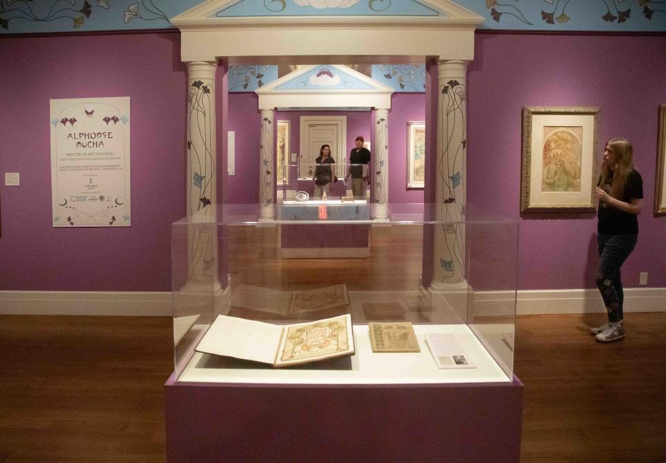 Flagler Museum, Winter Exhibition, Alphonse Mucha: Master of Art Nouveau is on view through April 14.