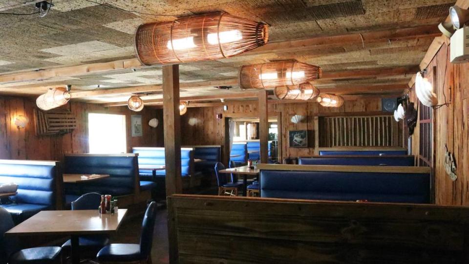 Donna James, owner of the Sea Hut Restaurant, 5611 U.S. 19, Palmetto, and her family have operated restaurants in Manatee County since the early 1970s. Shown above is one of the dining rooms.
