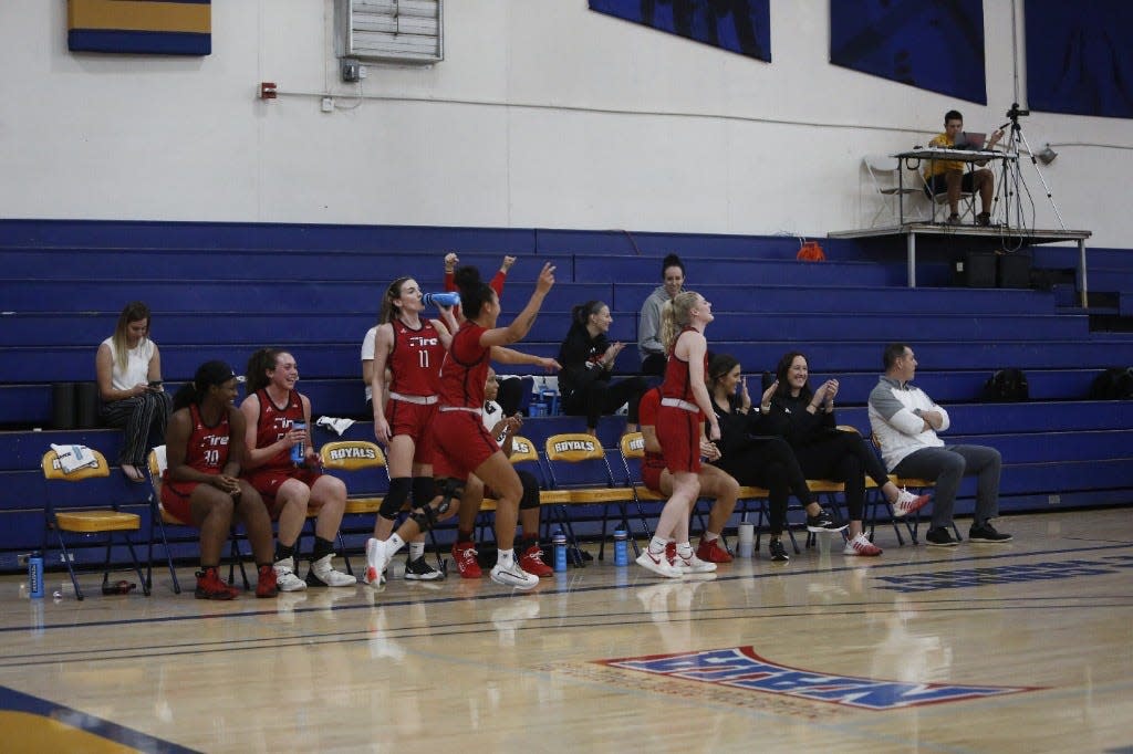 Southeastern women's basketball, pictured here, is now ranked the No. 2 NAIA women's basketball program in the nation.