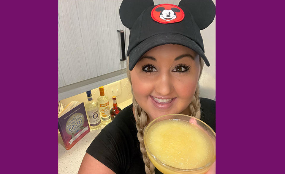 The Grand Marnier Orange Slush Martini is a Disney Parks classic, with creamsicle flavors you can recreate at home. (Photo: Carly Caramanna)
