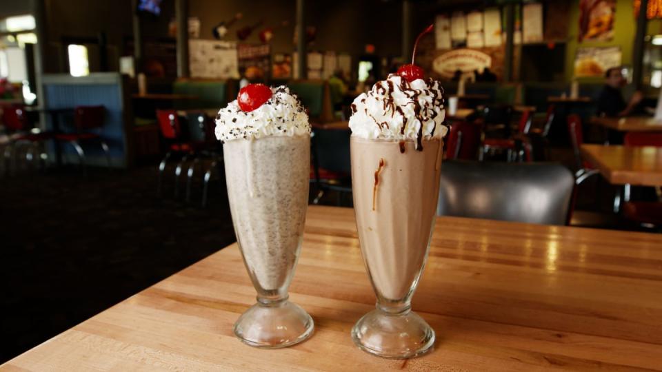 <p>The chocolate shake is hands-down the best milkshake—don't even bother with the rest. It's rich, creamy, and the perfect size for sharing.</p>