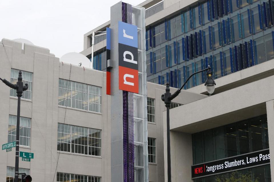 The new headquarters for National Public Radio (NPR) on North Capitol Street in Washington, Monday, April 15, 2013. NPR moved to a new headquarters facility with all digital equipment in Washington and is leaving its analog radio gear behind. The public radio network began broadcasting Saturday from its new home nine blocks north of the Capitol. NPR is consolidating its staff in one massive building after being spread across several sites for years. (AP Photo/Charles Dharapak)