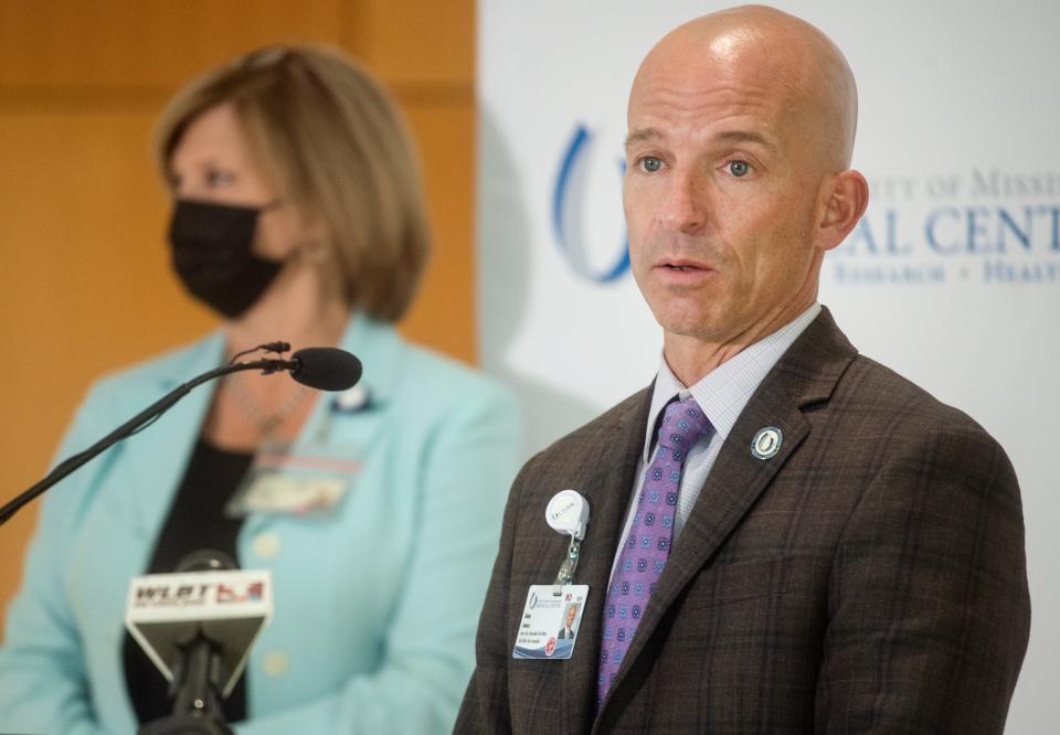 Alan Jones, associate vice chancellor at the University of Mississippi Medical Center,  Vice Chancellor Louann Woodward and others have been named in a defamation lawsuit filed Thursday, July 28, 2022, by Blue Cross and Blue Shield of Mississippi.