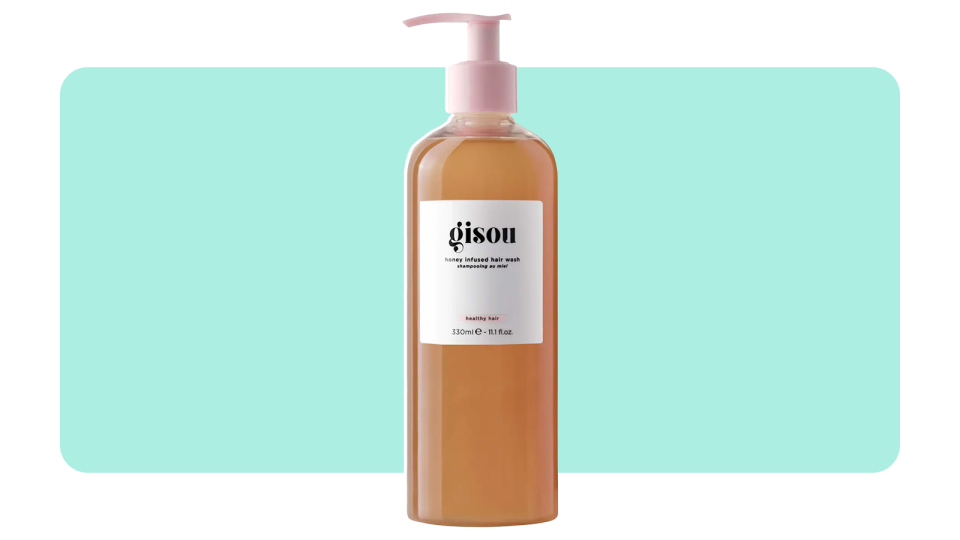Hydrate strands with the Gisou Honey Infused Hair Wash.