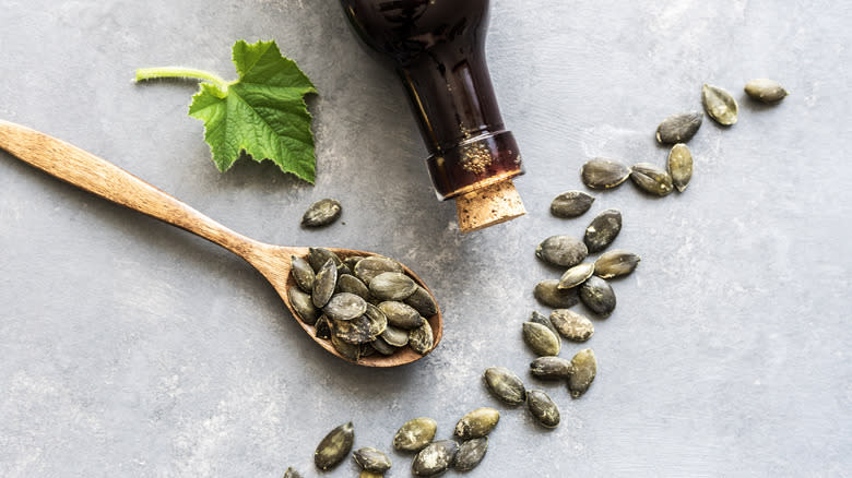 Pumpkin seeds and oil