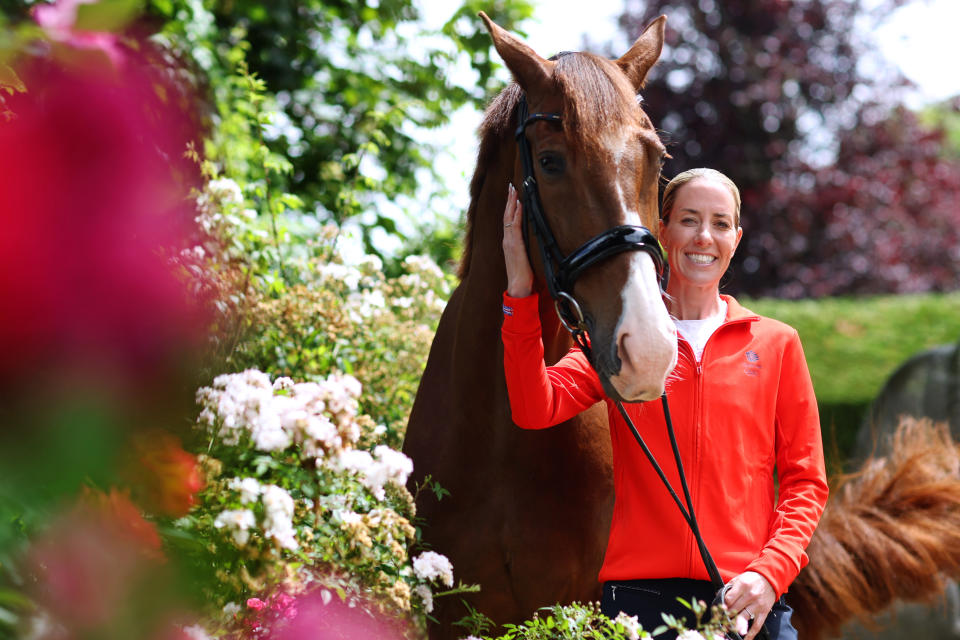 Charlotte Dujardin has withdrawn from the Olympics 2024. (Getty)