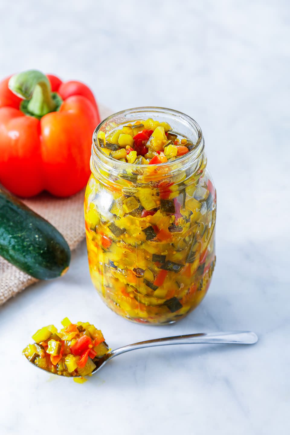 zucchini relish delishcom