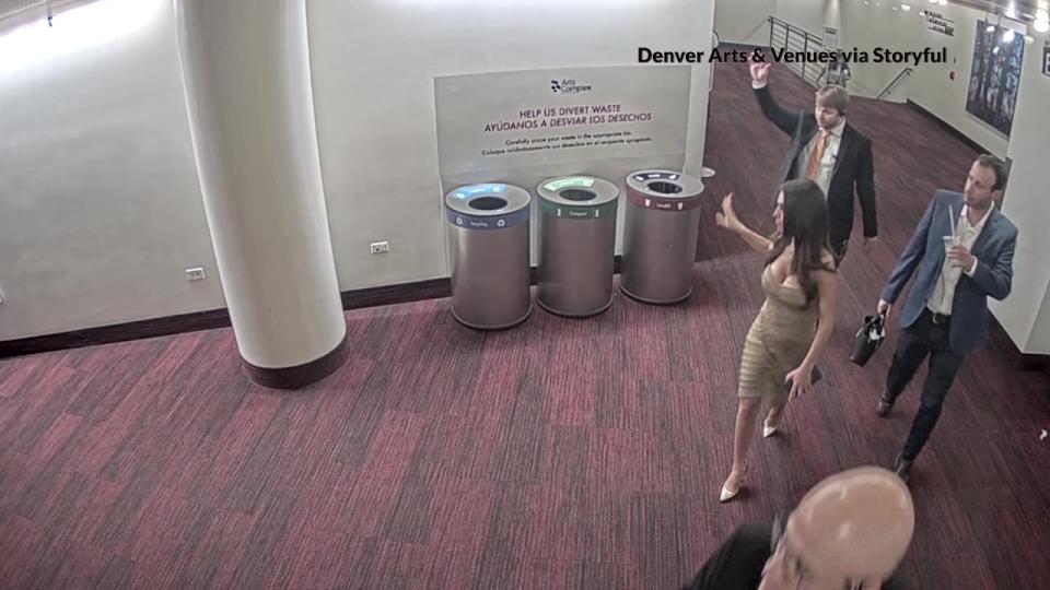 U.S. Rep. Lauren Boebert was escorted out of the Buell Theater in Denver after she was accused of violating policy. A representative for Boebert confirmed that she was removed from a showing of “Beetlejuice” but did not specifically say why. (Video credit: Denver Arts & Venues via Storyful)