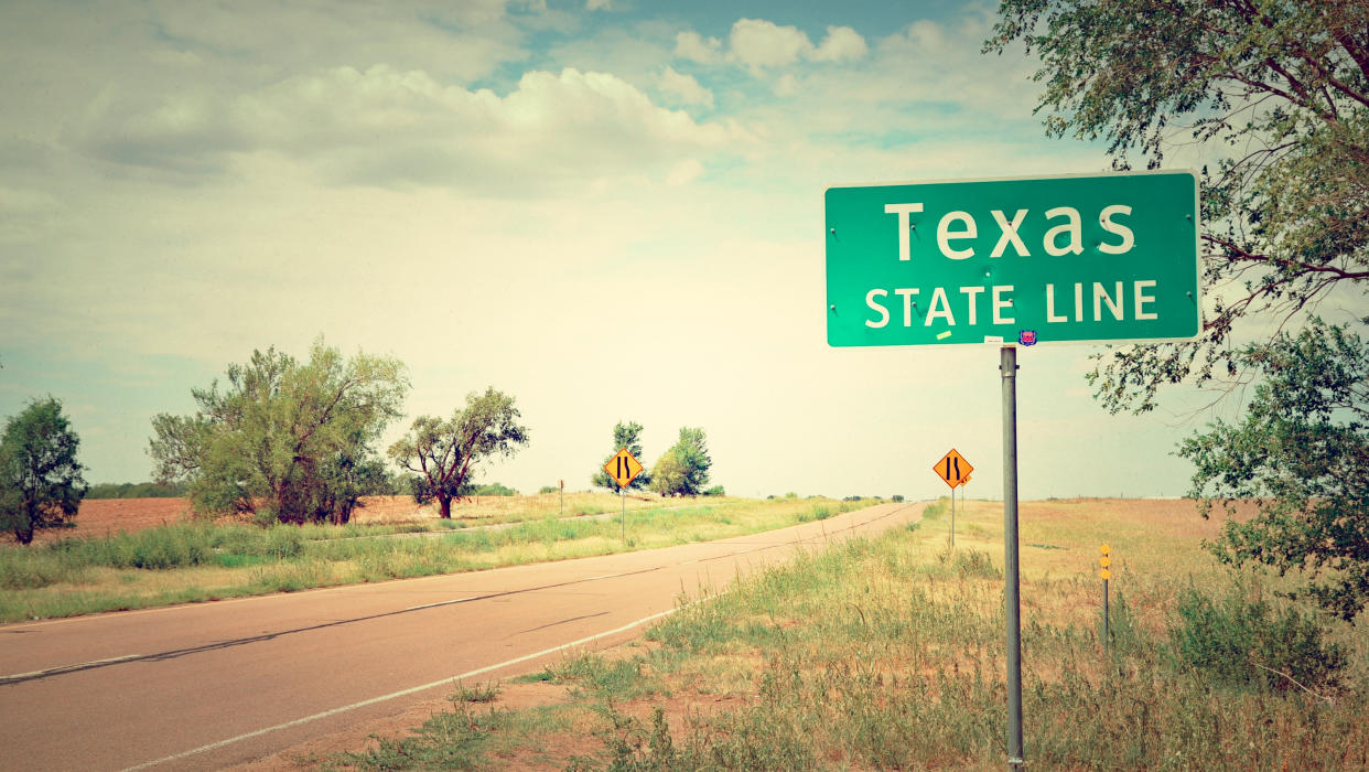  Texas state line. 