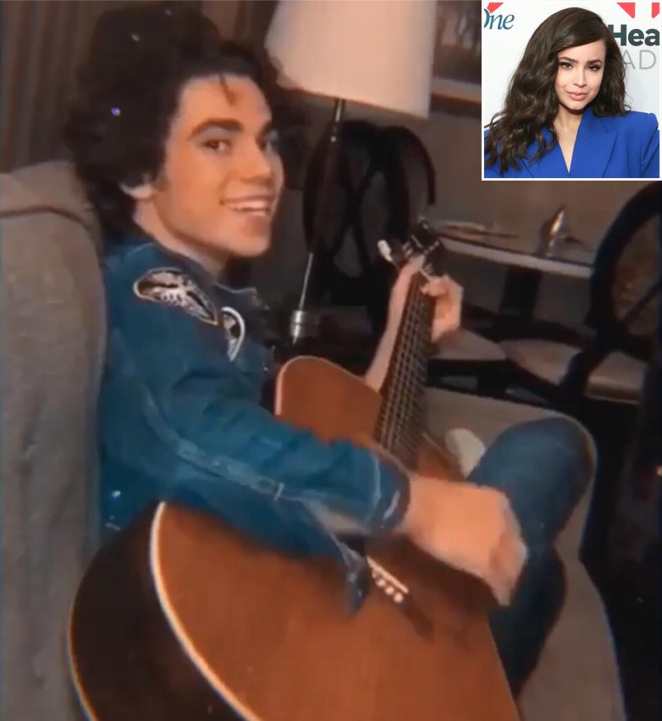 Sofia Carson Remembers 'Our Angel' Cameron Boyce on His 23rd Birthday: 'I Adore You'. https://www.instagram.com/p/CeG7ik7FynN/. ; INGLEWOOD, CALIFORNIA - DECEMBER 03: (EDITORIAL USE ONLY) Sofia Carson attends iHeartRadio 102.7 KIIS FM's Jingle Ball 2021 presented by Capital One at The Forum on December 03, 2021 in Los Angeles, California. (Photo by Matt Winkelmeyer/Getty Images for iHeartRadio)