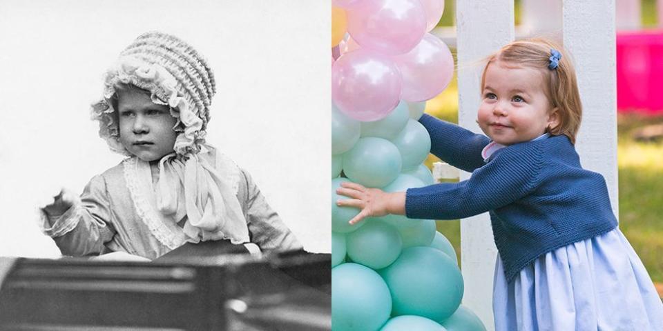 All Of the Times Princess Charlotte Looked Exactly Like Queen Elizabeth II