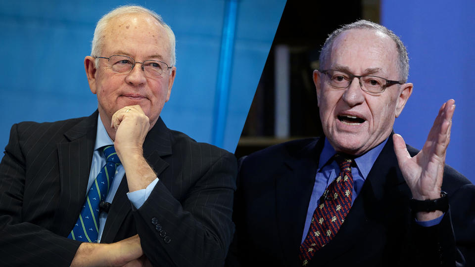 Ken Starr and Alan Dershowitz. (Photos: Al Drago/Bloomberg via Getty Images, John Lamparski/Getty Images)