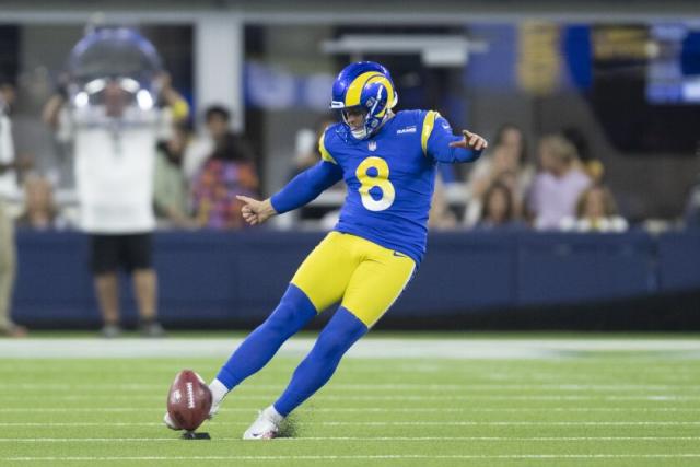 Rams kicker Matt Gay brought to his knees by uniform fine from NFL