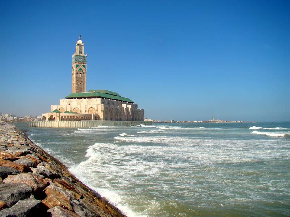 Hassan II Mosque in Casablanca, Morocco