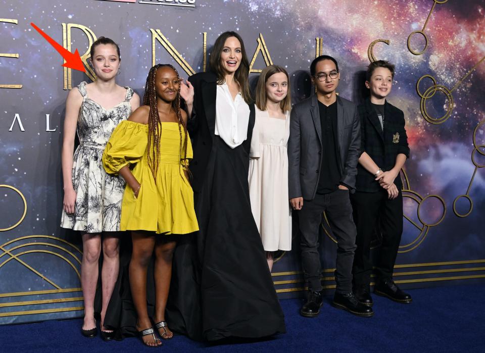 Shiloh Jolie-Pitt wore a dress Angelina Jolie first debuted in 2019.