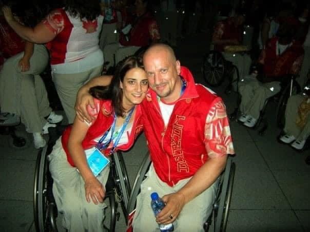 Sabrina and Dave Durepos are both highly decorated Paralympians and now, they are both being inducted into the Wheelchair Basketball Canada Hall of Fame.  (Submitted by Sabrina Durepos - image credit)