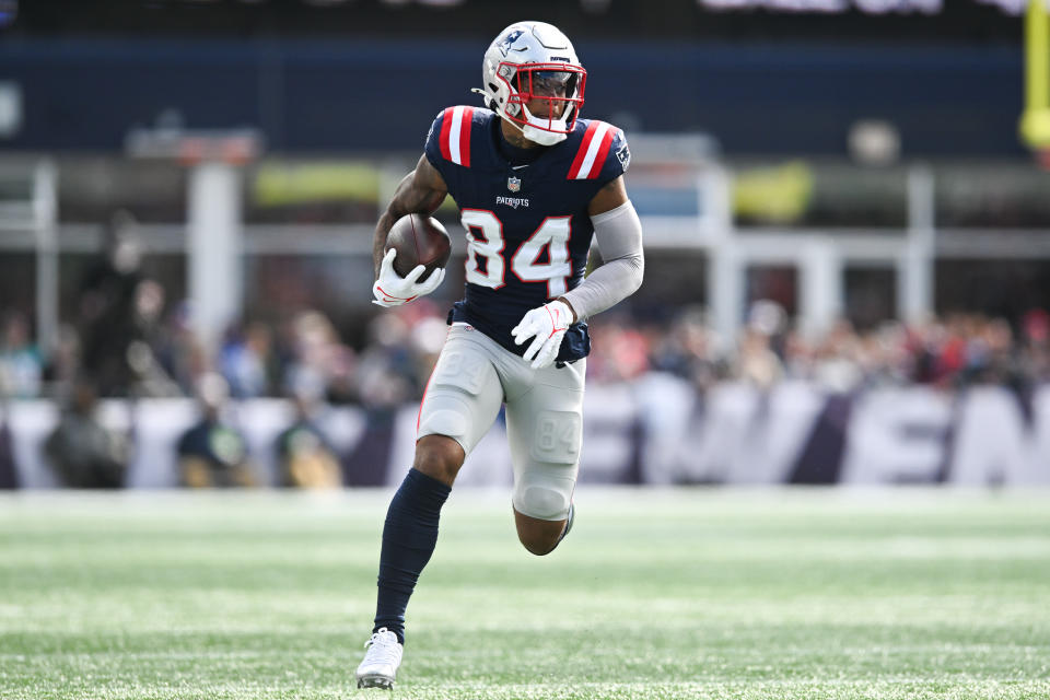 Kendrick Bourne reportedly tore his ACL in Week 8. (Photo by Kathryn Riley/Getty Images)