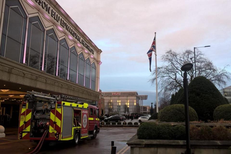 Heathrow fire: 200 guests evacuated after blaze breaks out at sauna in hotel near airport