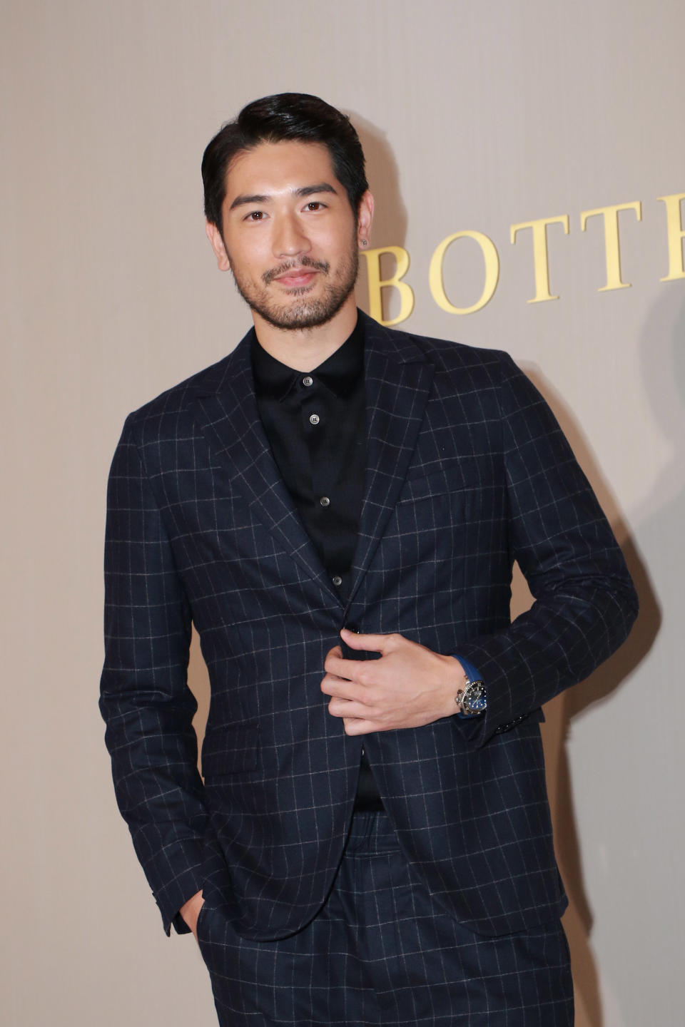 HONG KONG - NOVEMBER 30:  Model and actor Godfrey Gao attends the reopening of a Bottega Veneta flagship store on November 30, 2017 in Hong Kong, China.  (Photo by Visual China Group via Getty Images/Visual China Group via Getty Images)