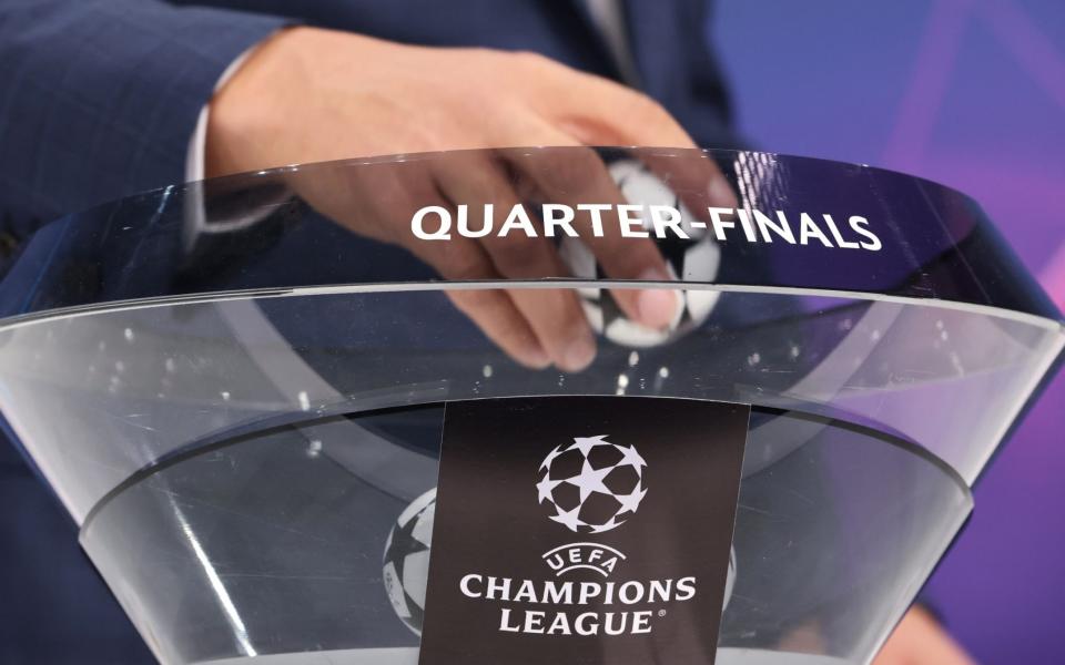 Champions League quarter-final draw - - Getty Images/Pierre Albouy