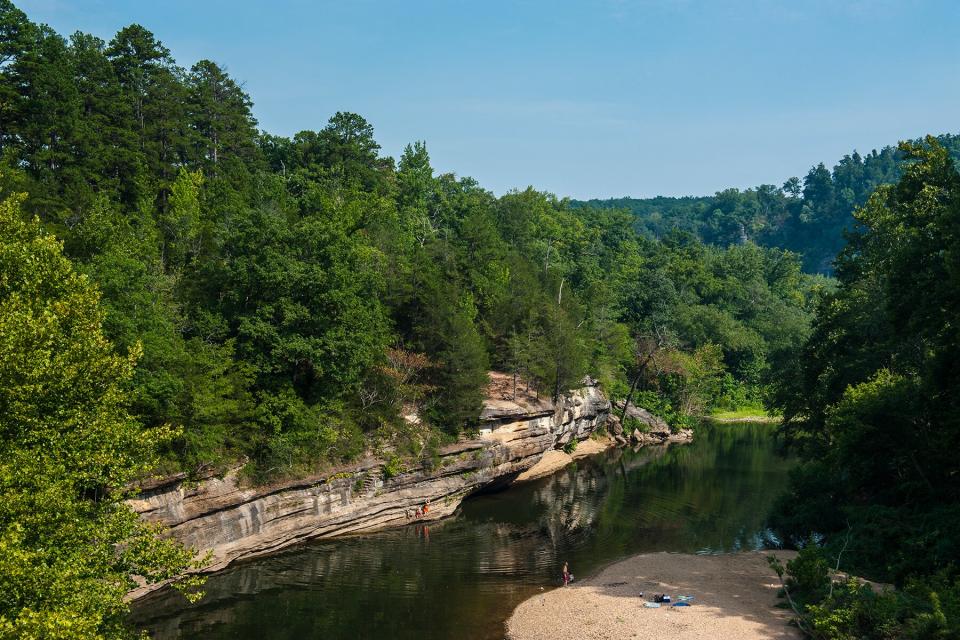 Little Missouri River, Ozark National Forest, Arkansas, United States of America, North America